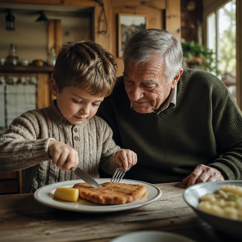 Schnitzel und die Geheimnisse der Kindheit