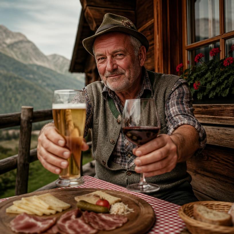 Bier oder Wein – Was darf's sein, oida?