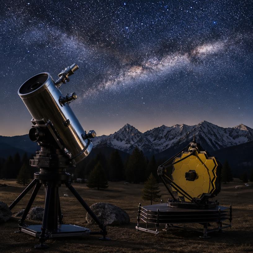 Die Sterne im Wettstreit: Hubble gegen Webb