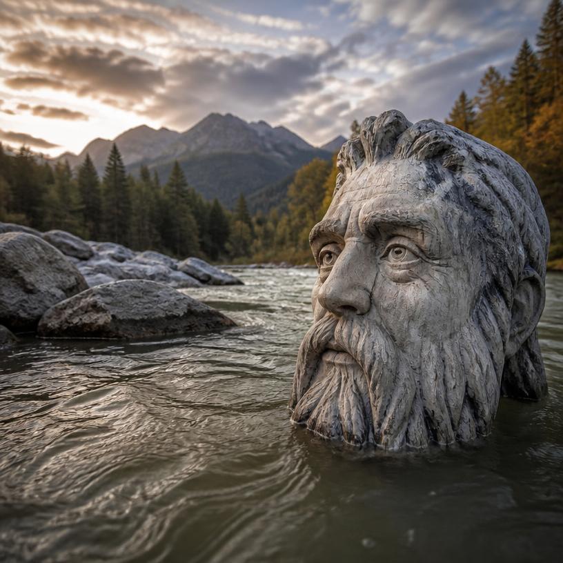 Skulpturen im Fluss der Zeit