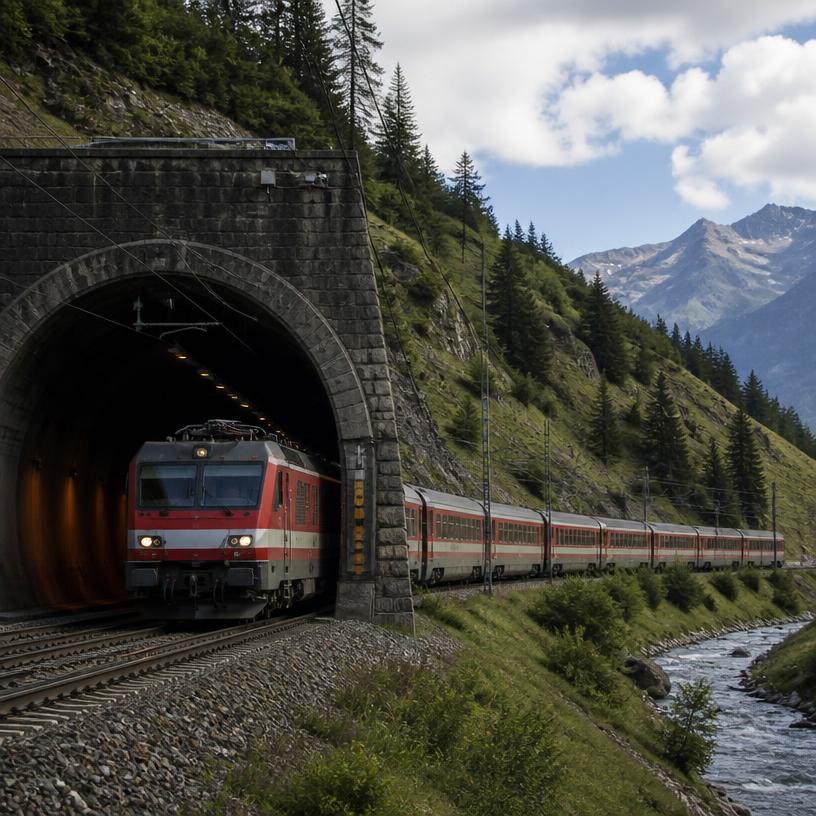 Durch den Arlbergtunnel - Sicher durch die Berge!