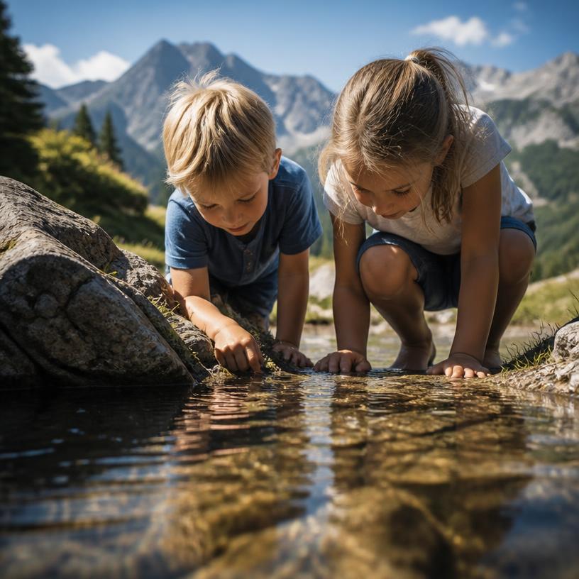 Schau'n wir mal ins Bergwasser!