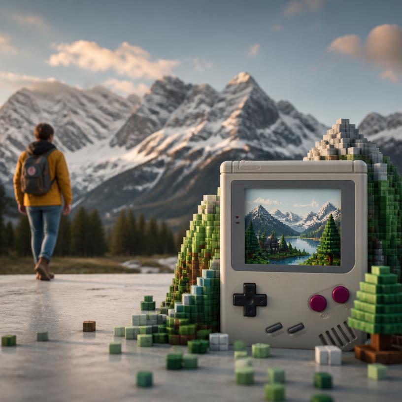 Die Zeitreise in pixelige Welten
