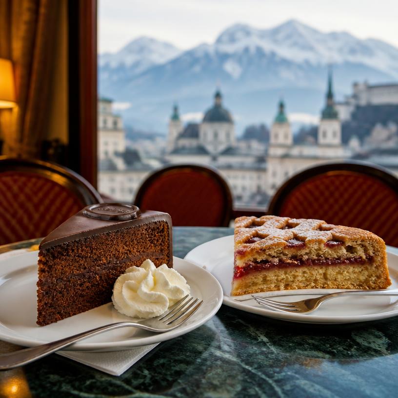Konditorische Meisterwerke: Ein Vergleich zwischen Sachertorte und Linzer Torte