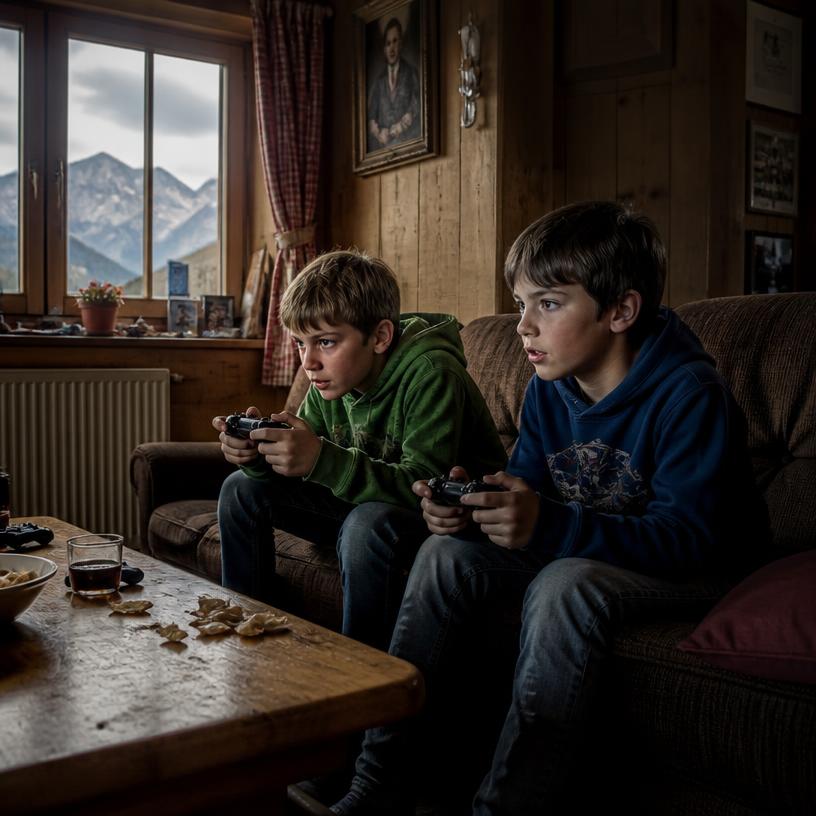 Die Schatten der Joysticks