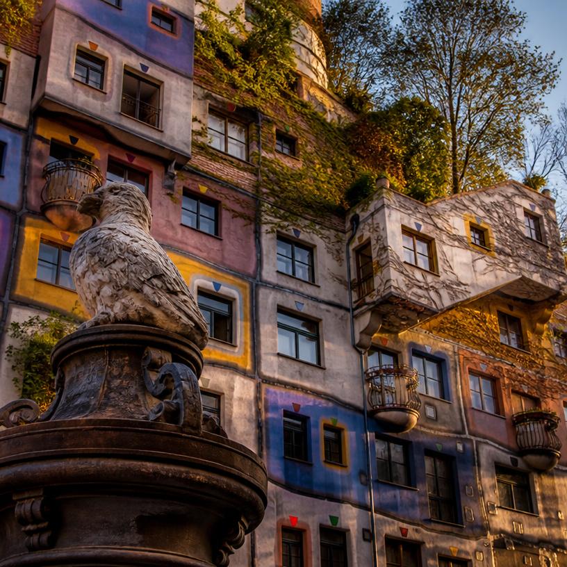 Farbenfroh in Wien: Erinnerungen an Hundertwasser