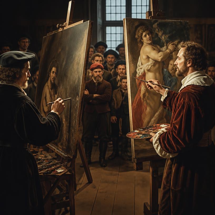 Künstlerisches Duell: Rembrandt versus Rubens!