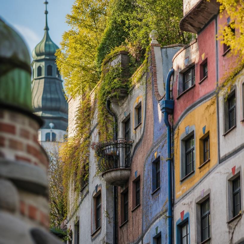 Farbenfrohe Erinnerungen an Hundertwasser