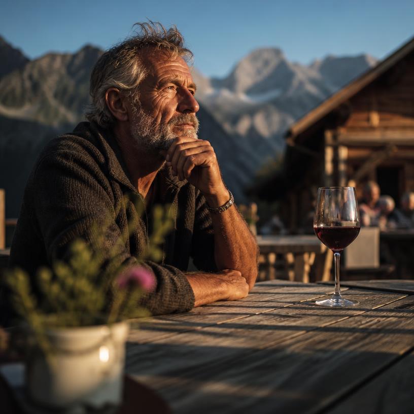 Philosophie mit einem Spritzer Wein