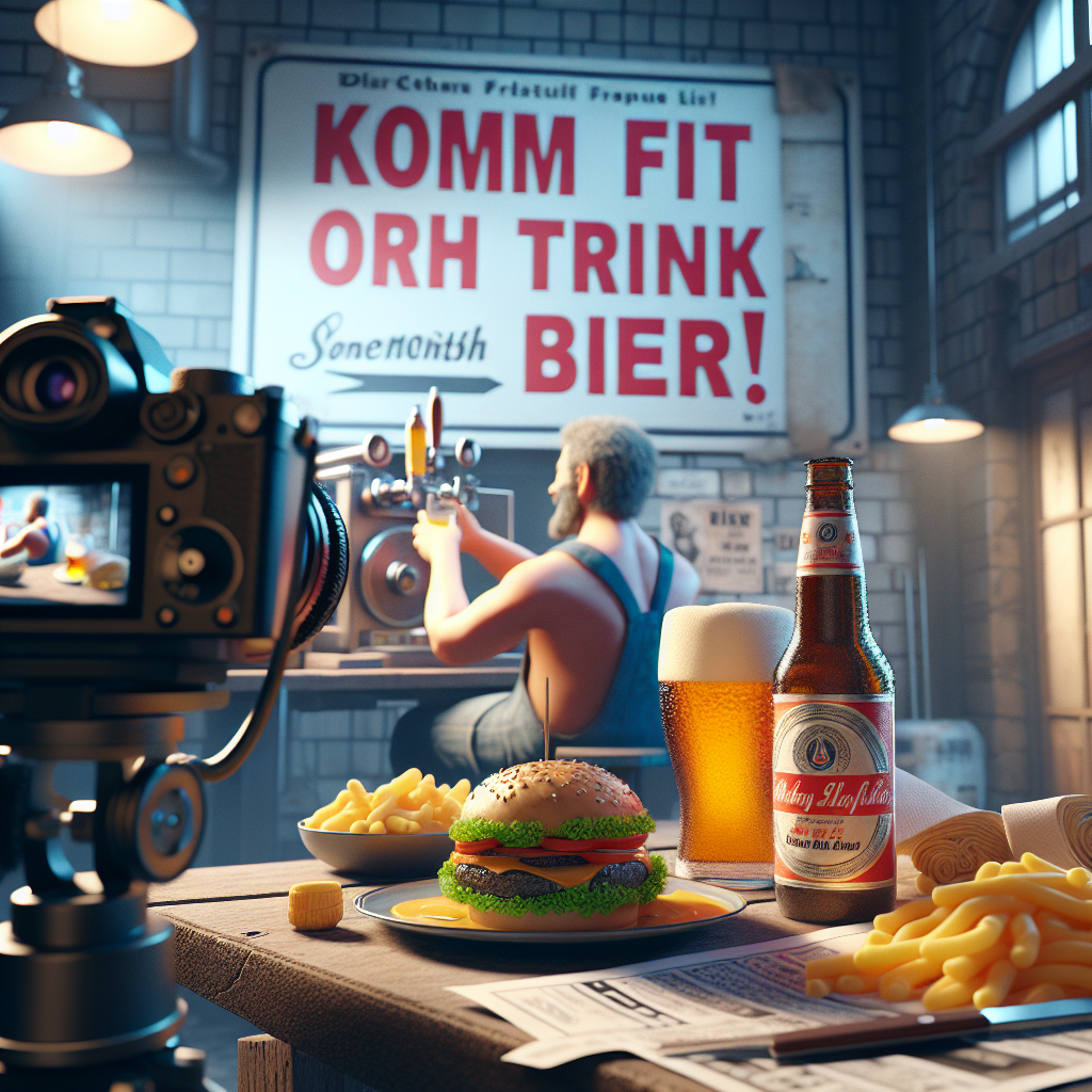 Komm fit oder trink Bier!