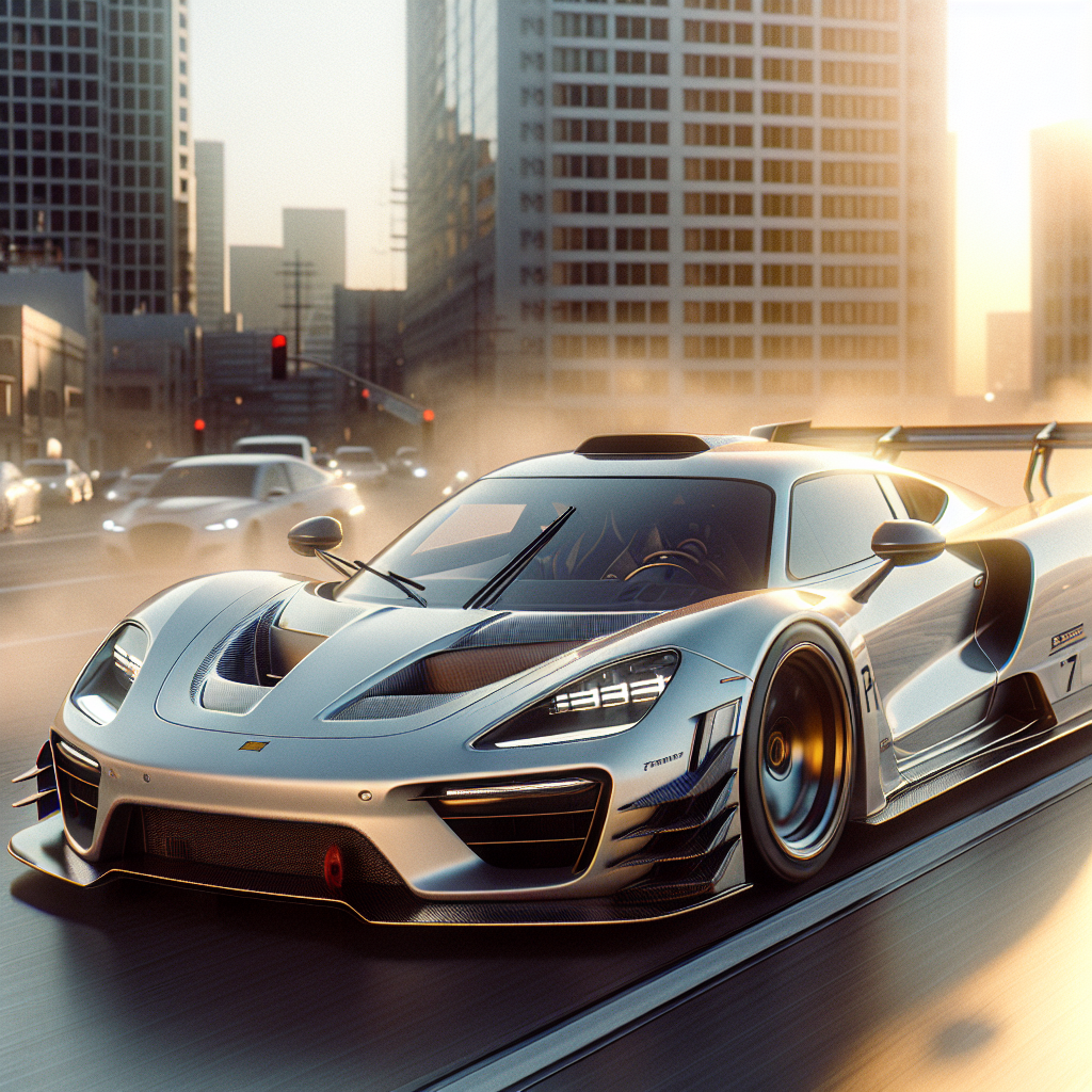 Supersportwagen-Schnaps mit Freunden