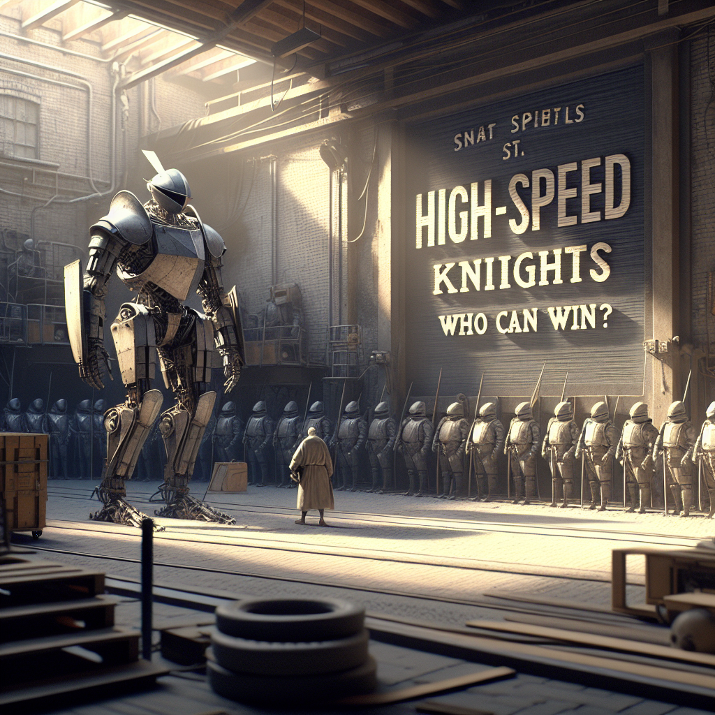 Hochgeschwindigkeits-Ritter: Wer kann gewinnen?