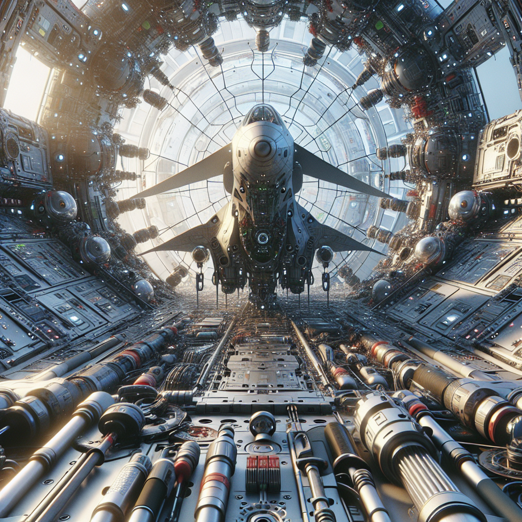 Hochtechnologie der Luft- und Raumfahrt