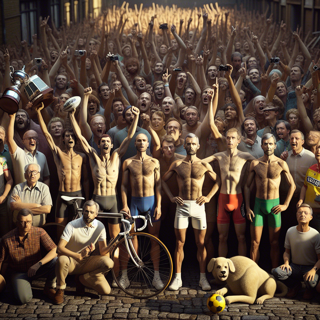 Sportliche Gaudi: Von Tennis-Champions zu Radrennen-Rockstars!