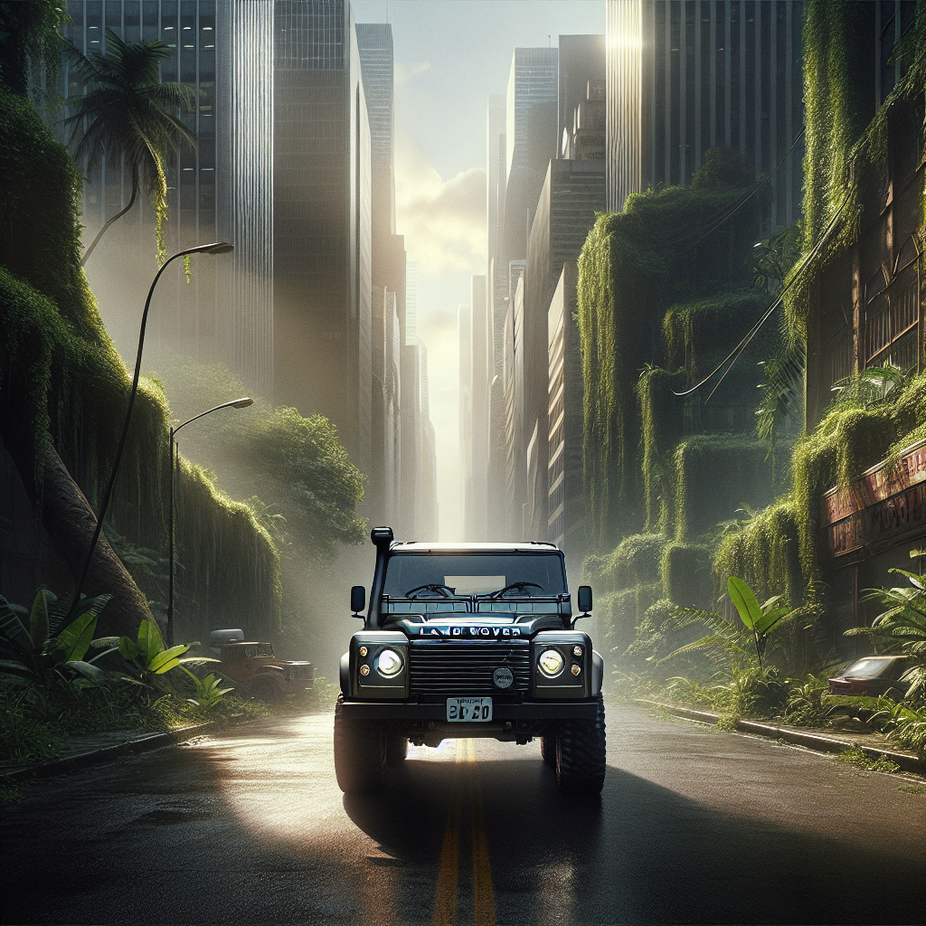 Fährt der echte Land Rover durch den Dschungel oder nur durch die Stadt?