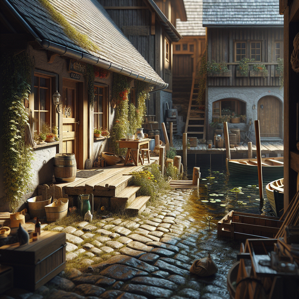 Über Steine und Wasser