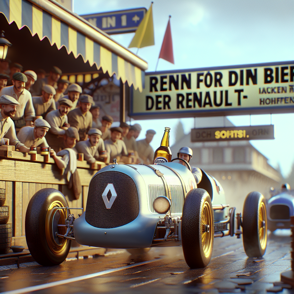 Renn für dein Bier: der Renault-Racer!