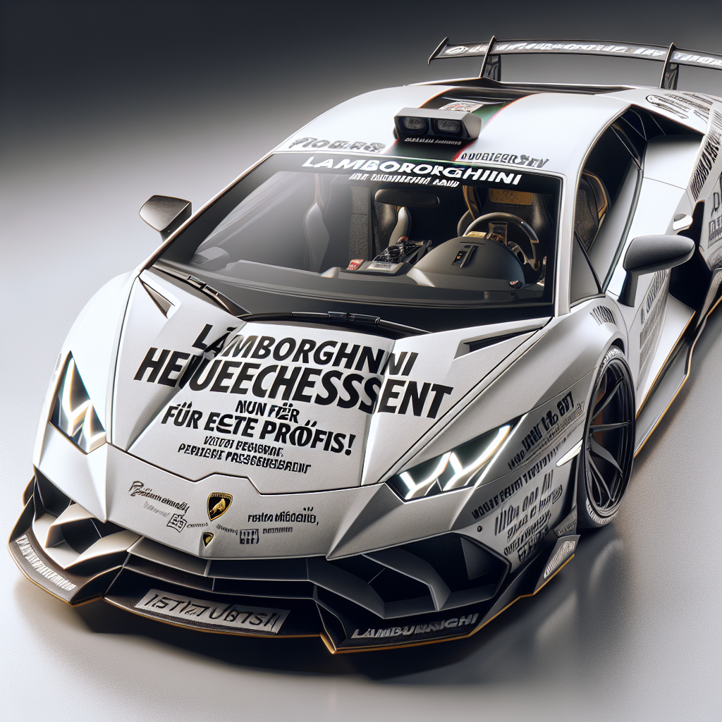Lamborghini Herausforderung: Nur für echte Profis!