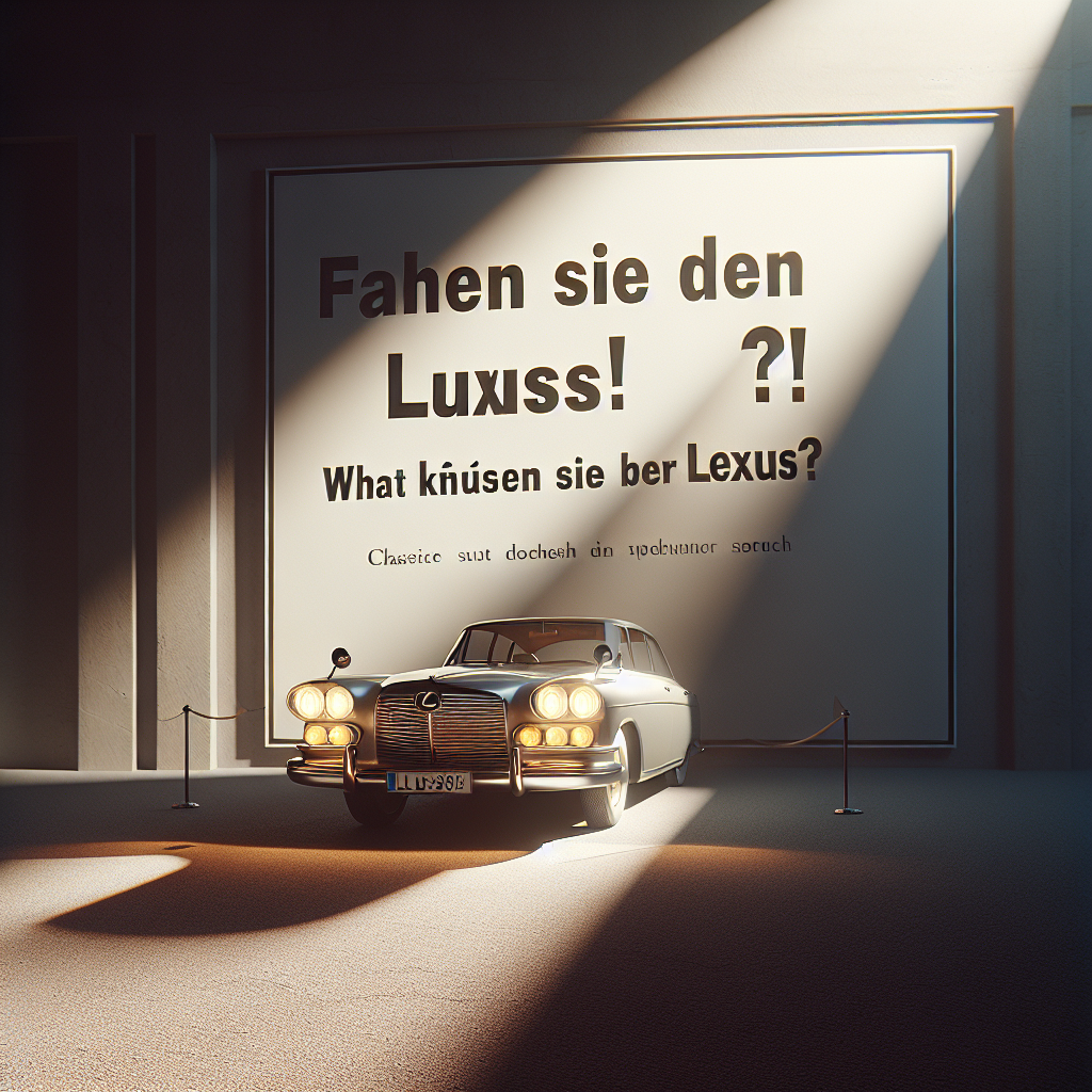 Fahren Sie den Luxus! Was wissen Sie über Lexus?