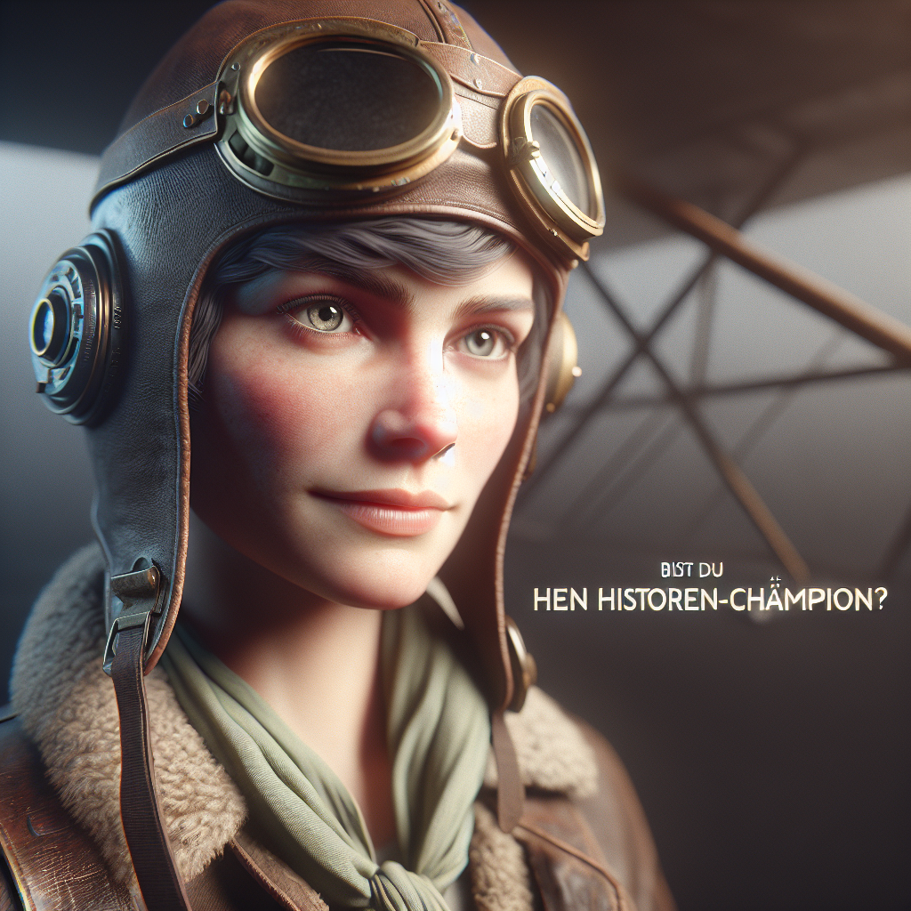 Amelia Earhart: Bist du ein Historien-Champion?