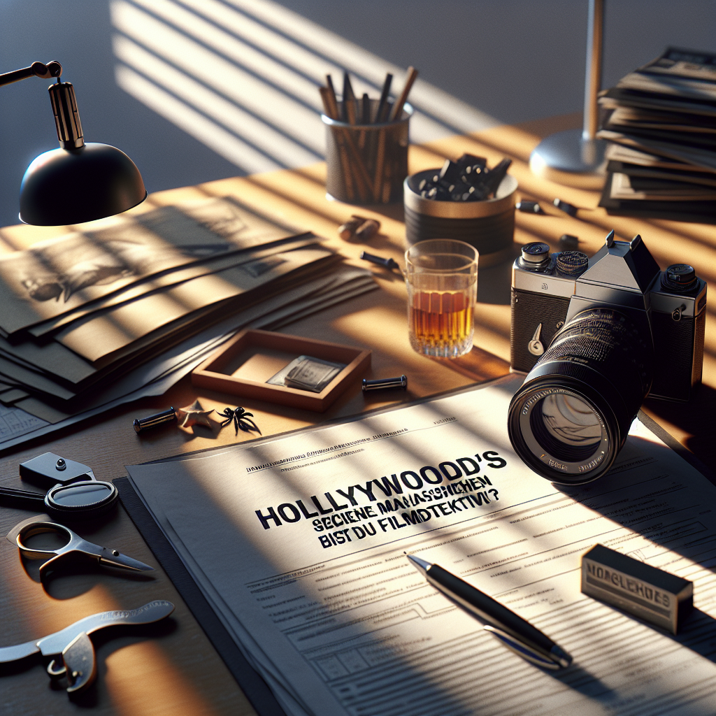 Hollywoods geheime Machenschaften: Bist du ein Filmdetektiv?