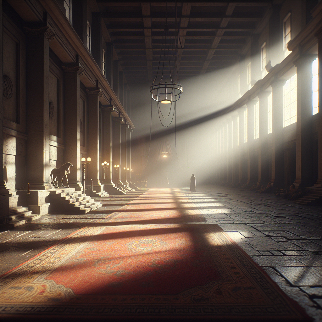 Die Schatten der Leinwand