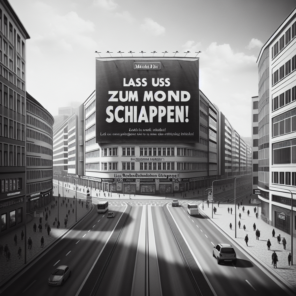 Lass uns zum Mond schnappen!